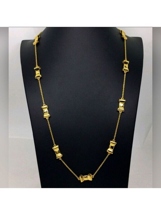 kate spade Jewelry - Kate Spade New York Goldtone Bow Station Necklace – 31" – NWOT